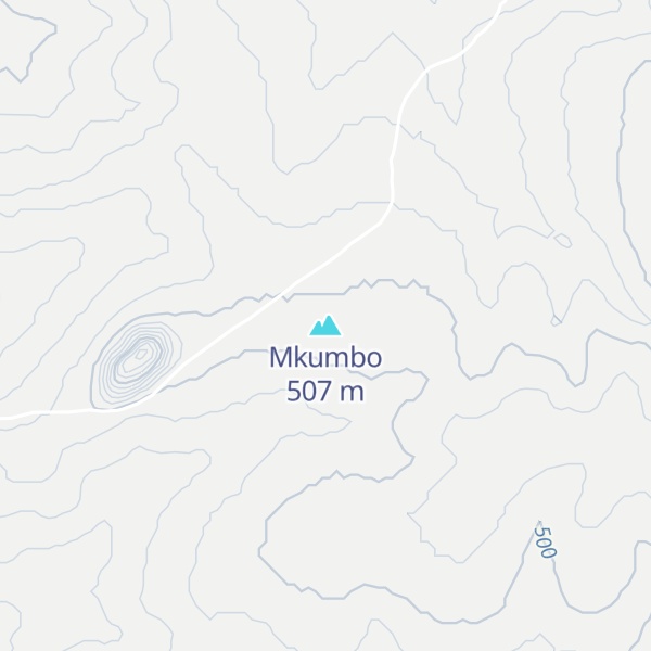Map of Mkumbo