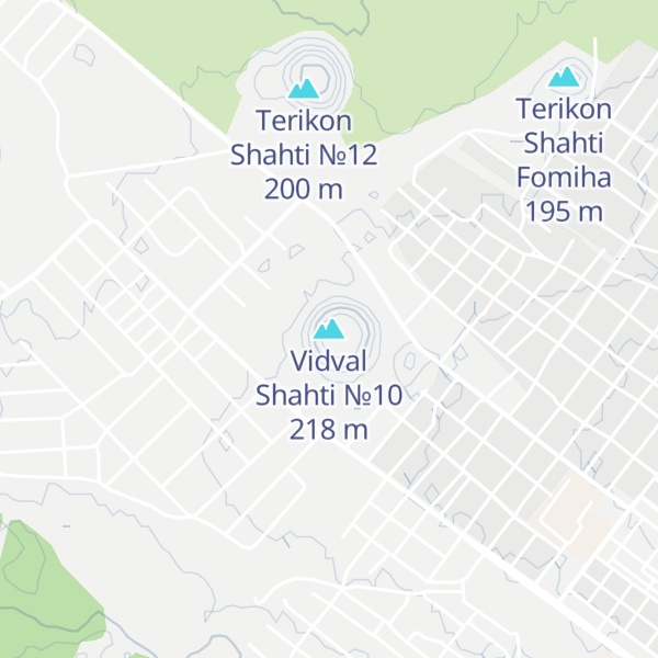 Map of Vidval Shahti №10