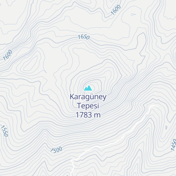 Map of Karagüney Tepesi