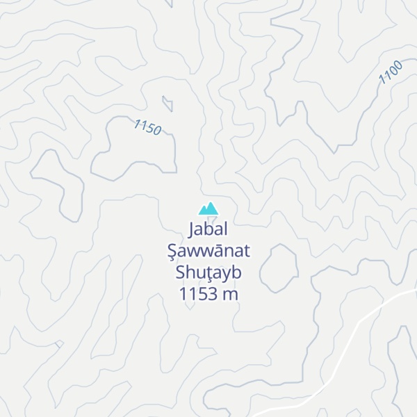 Map of Jabal Şawwānat Shuţayb