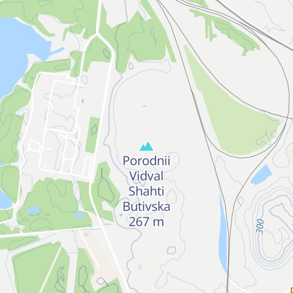 Map of Porodnii Vidval Shahti Butivska