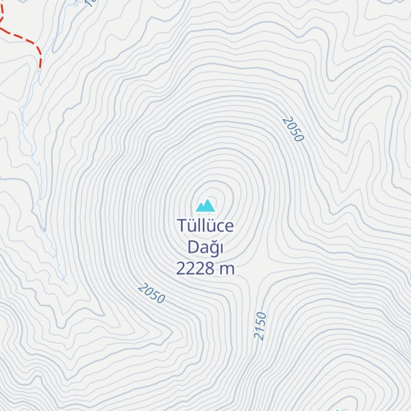 Map of Tüllüce Dağı