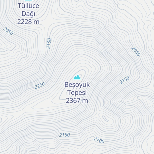 Map of Beşoyuk Tepesi
