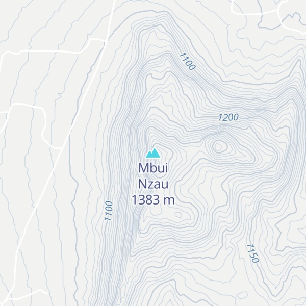 Map of Mbui Nzau