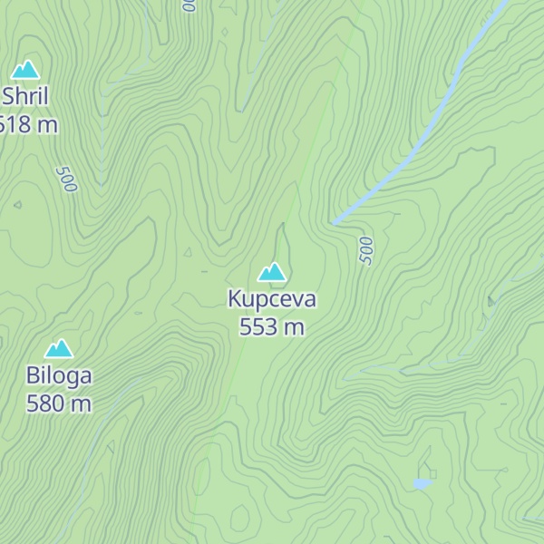 Map of Kupceva