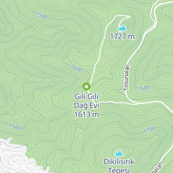 Map of Gıli Gıli Dağ Evi