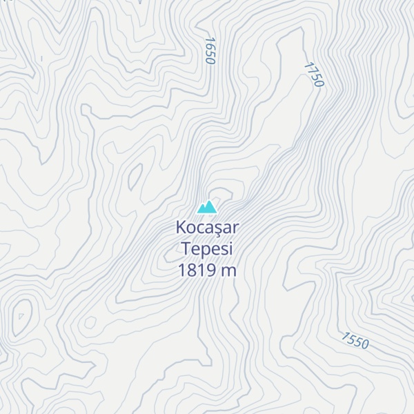 Map of Kocaşar Tepesi