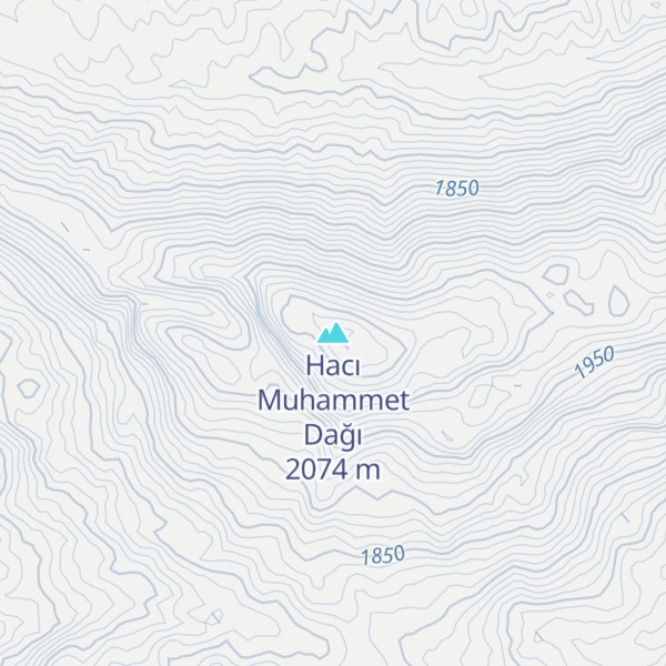 Map of Hacı Muhammet Dağı