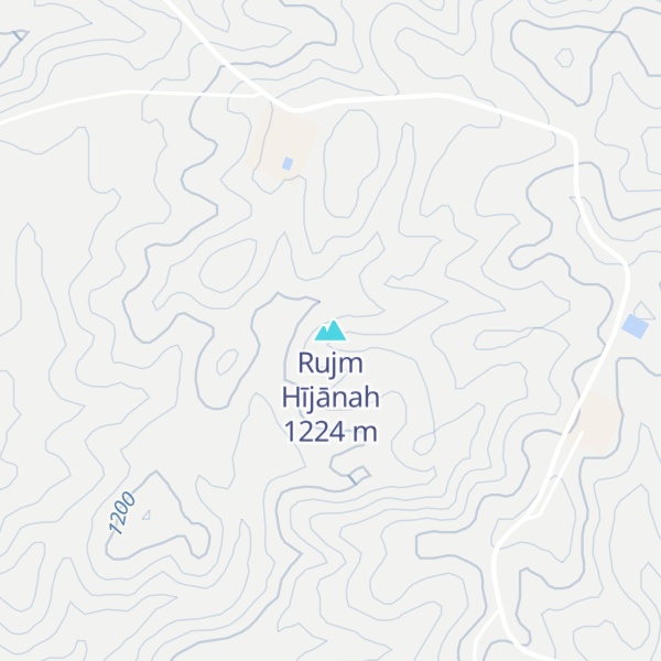 Map of Rujm Hījānah