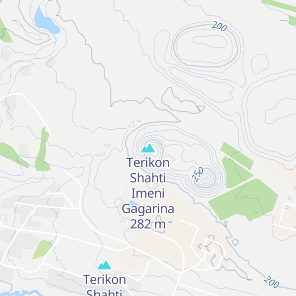 Map of Terikon Shahti Imeni Gagarina
