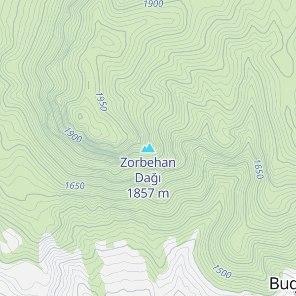 Map of Zorbehan Dağı