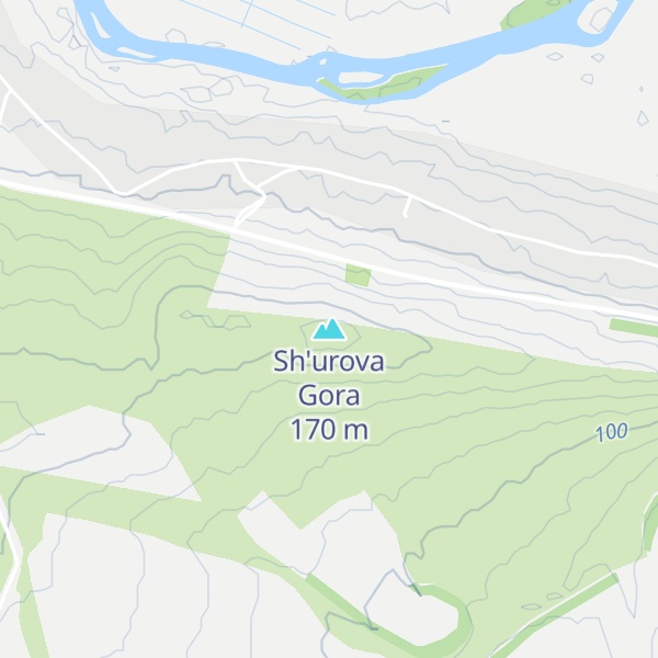 Map of Sh'urova Gora