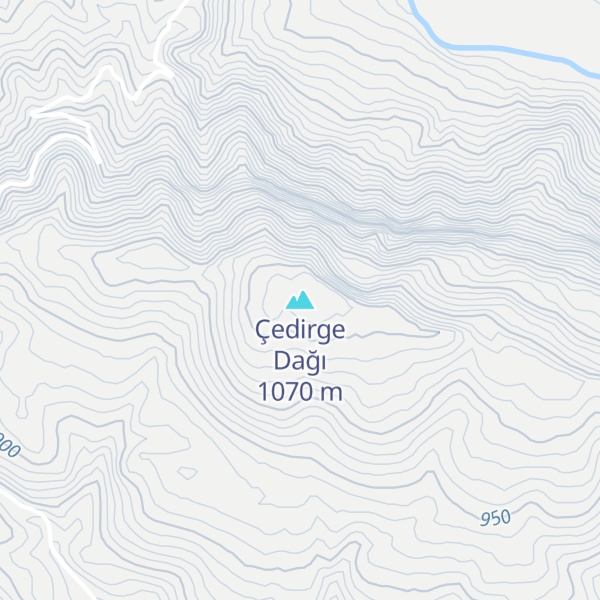 Map of Çedirge Dağı