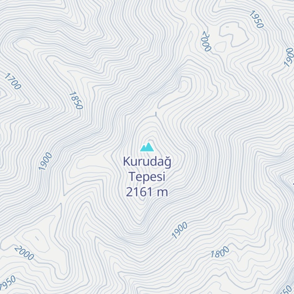 Map of Kurudağ Tepesi