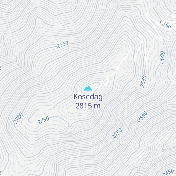 Map of Kösedağ