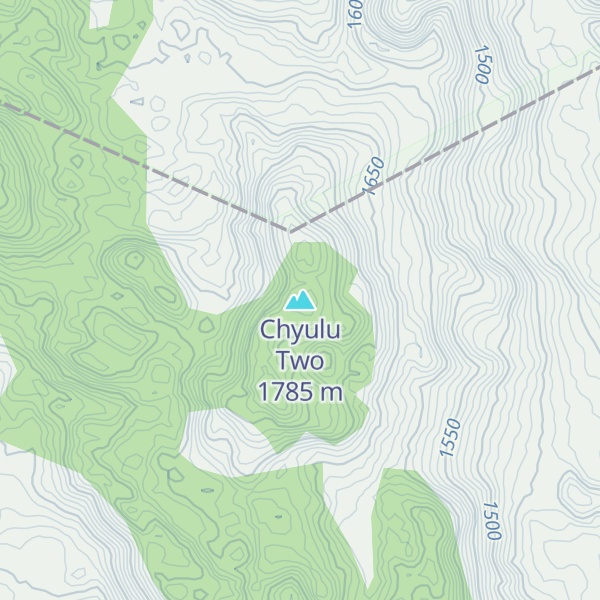 Map of Chyulu Two