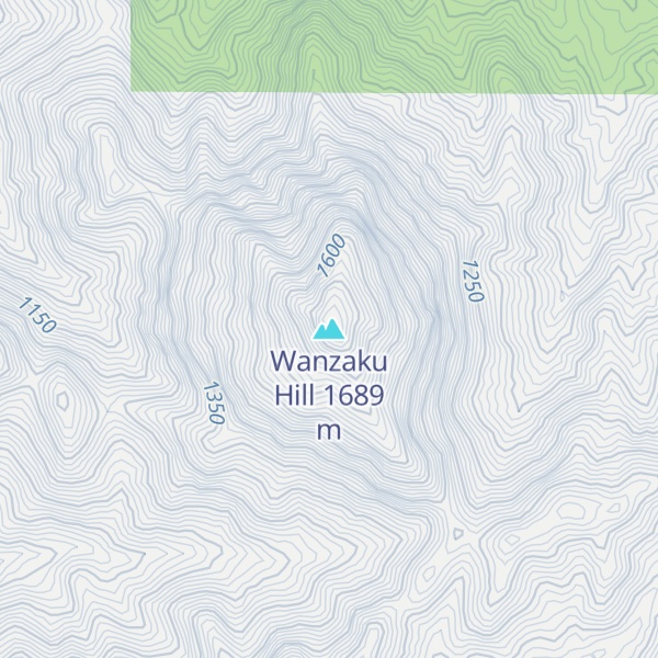 Map of Wanzaku Hill