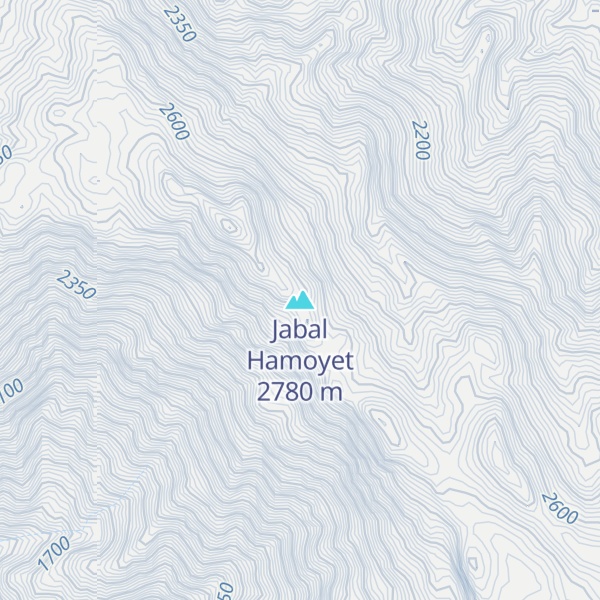 Map of Jabal Hamoyet