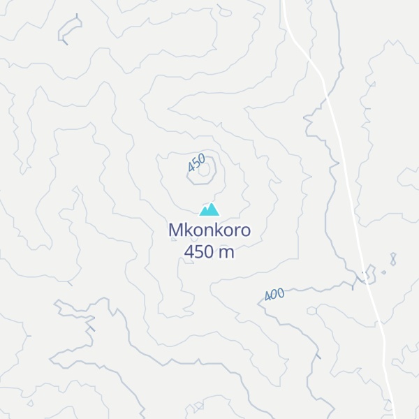 Map of Mkonkoro