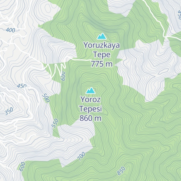 Map of Yoroz Tepesi