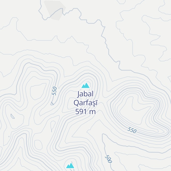 Map of Jabal Qarfaşī