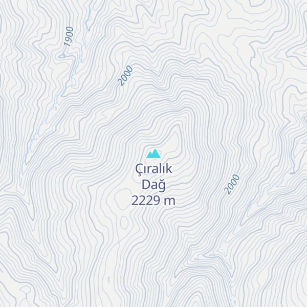 Map of Çıralık Dağ