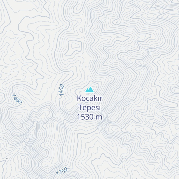 Map of Kocakır Tepesi