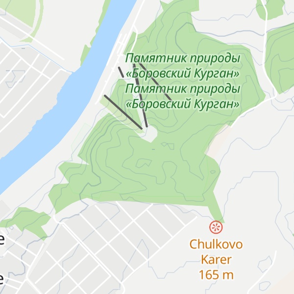 Map of Borovskii Kurgan