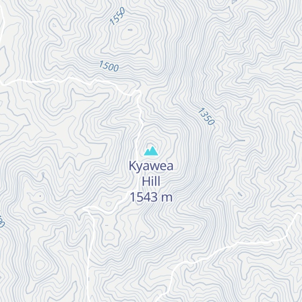 Map of Kyawea Hill