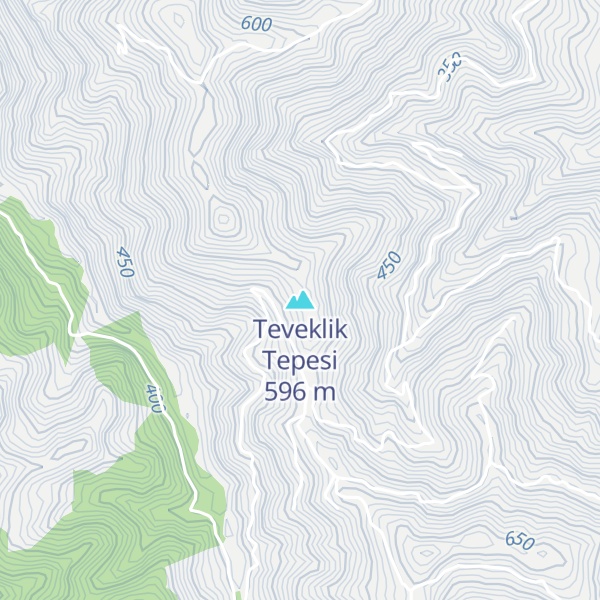 Map of Teveklik Tepesi