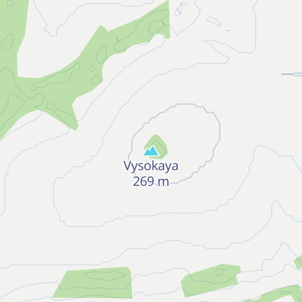 Map of Vysokaya