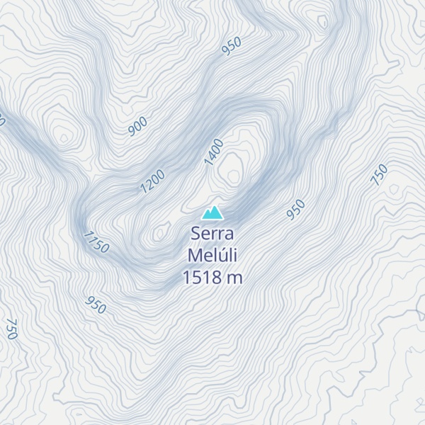 Map of Serra Melúli