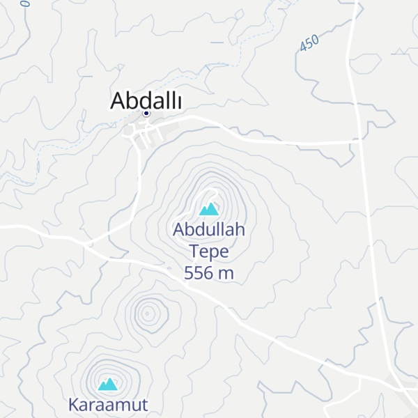Map of Abdullah Tepe