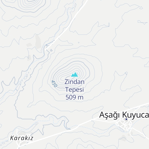 Map of Zindan Tepesi