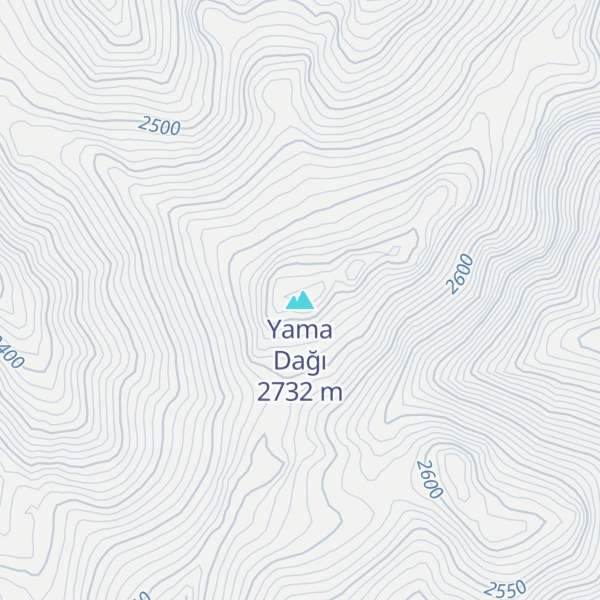 Map of Yama Dağı
