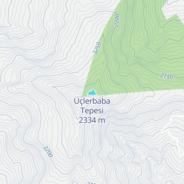 Map of Üçlerbaba Tepesi