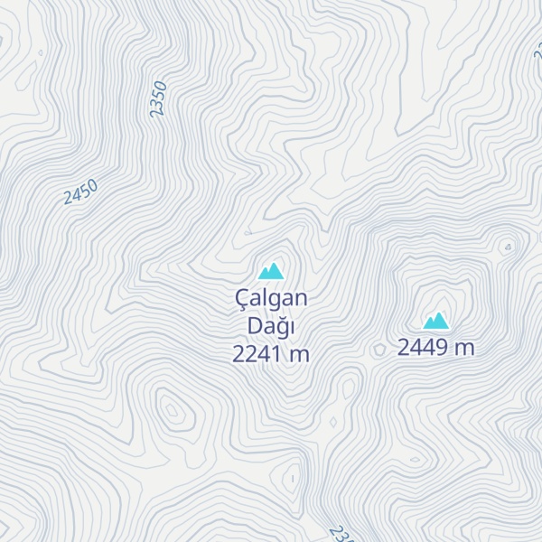Map of Çalgan Dağı