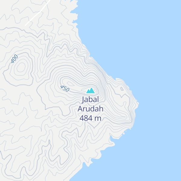 Map of Jabal Arudah