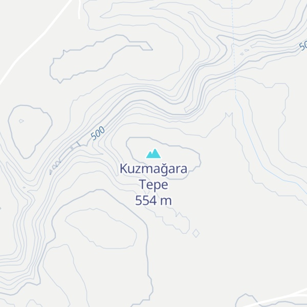 Map of Kuzmağara Tepe
