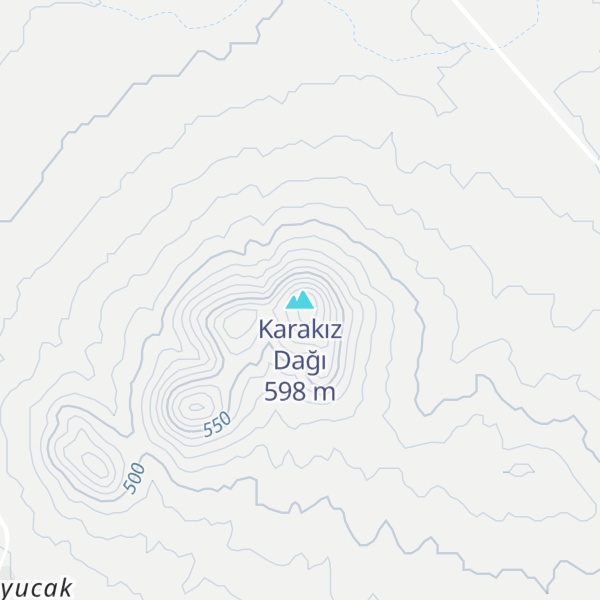 Map of Karakız Dağı