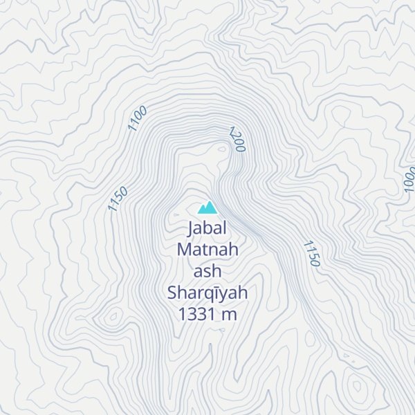 Map of Jabal Matnah ash Sharqīyah