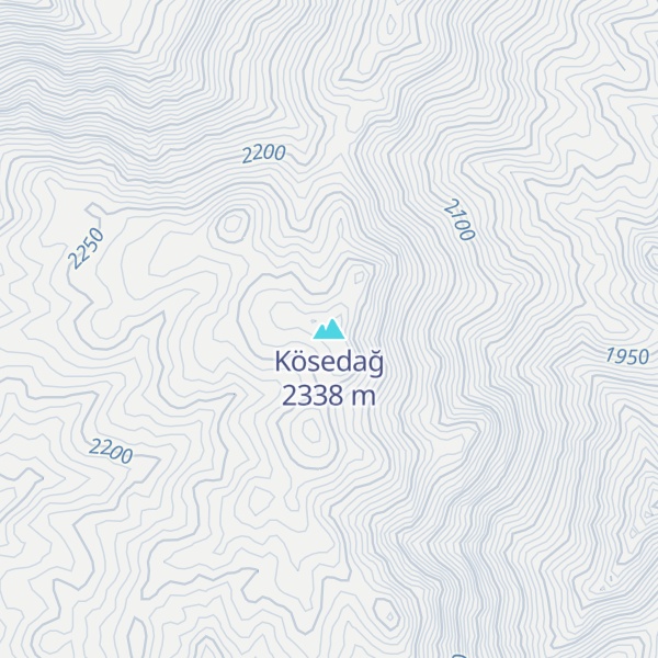 Map of Kösedağ