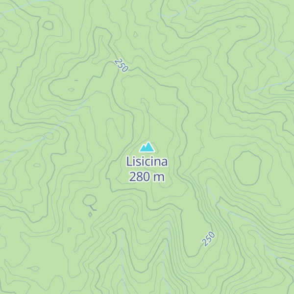 Map of Lisicina