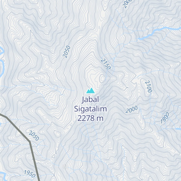 Map of Jabal Sigatalim