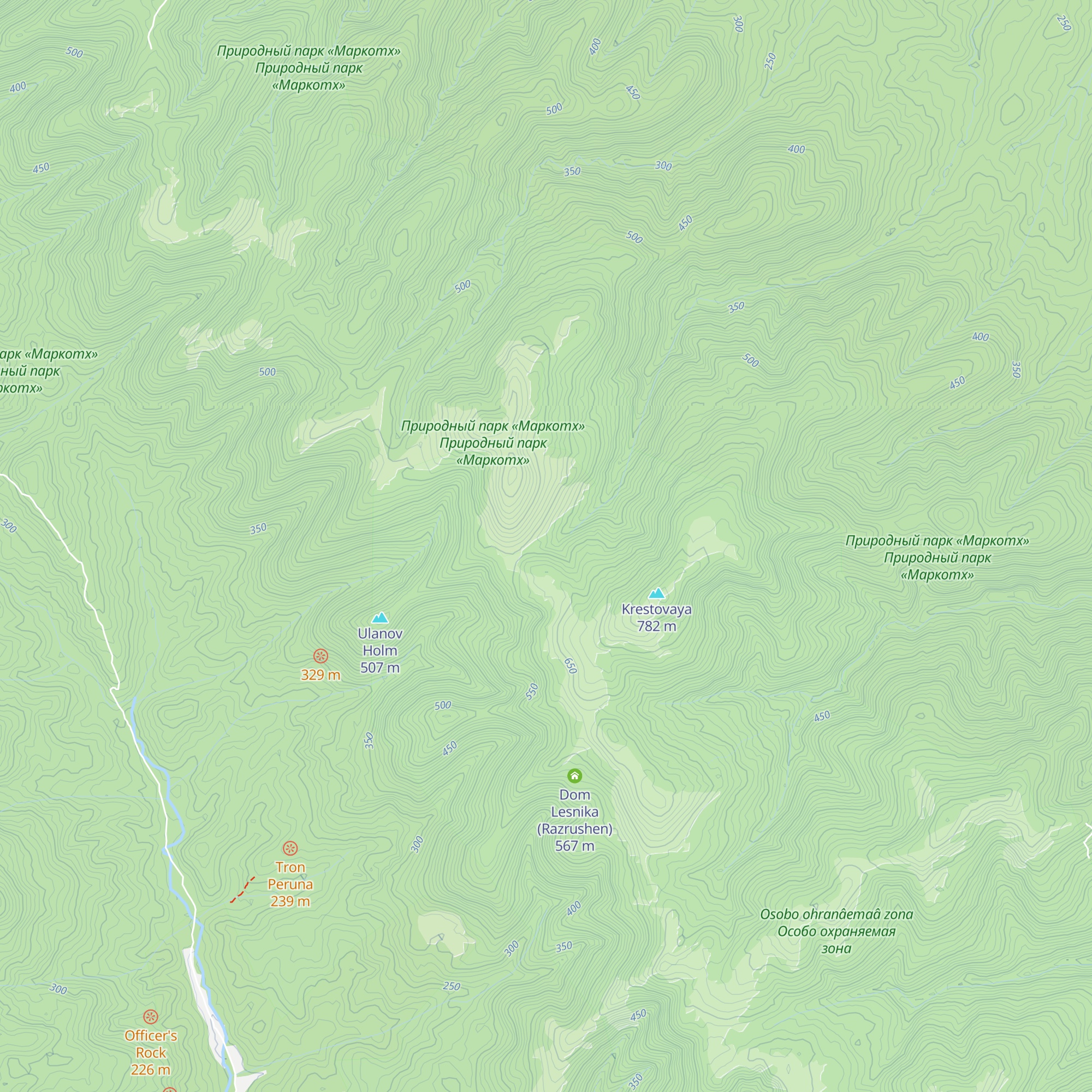 Razrushen map