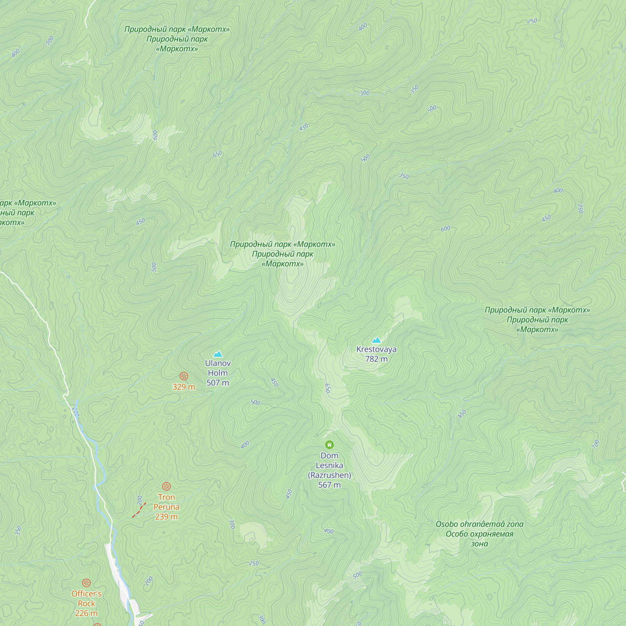 Razrushen map