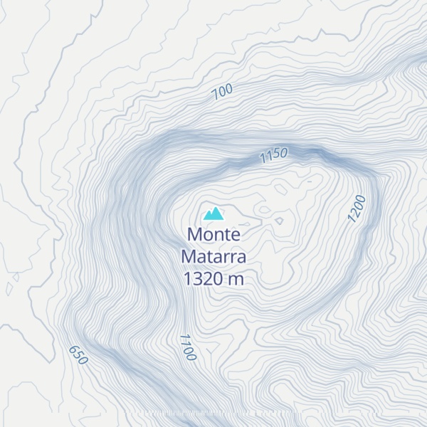 Map of Monte Matarra