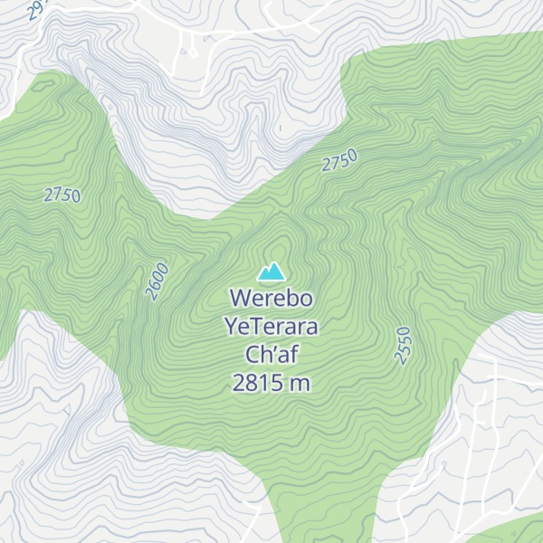 Map of Werebo YeTerara Ch’af
