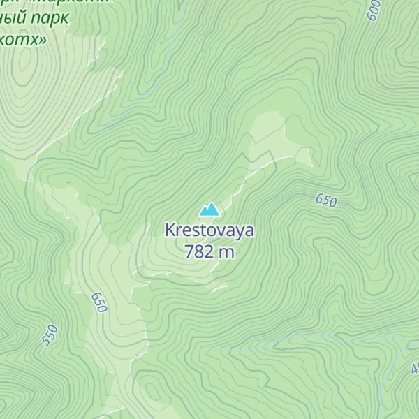 Map of Krestovaya