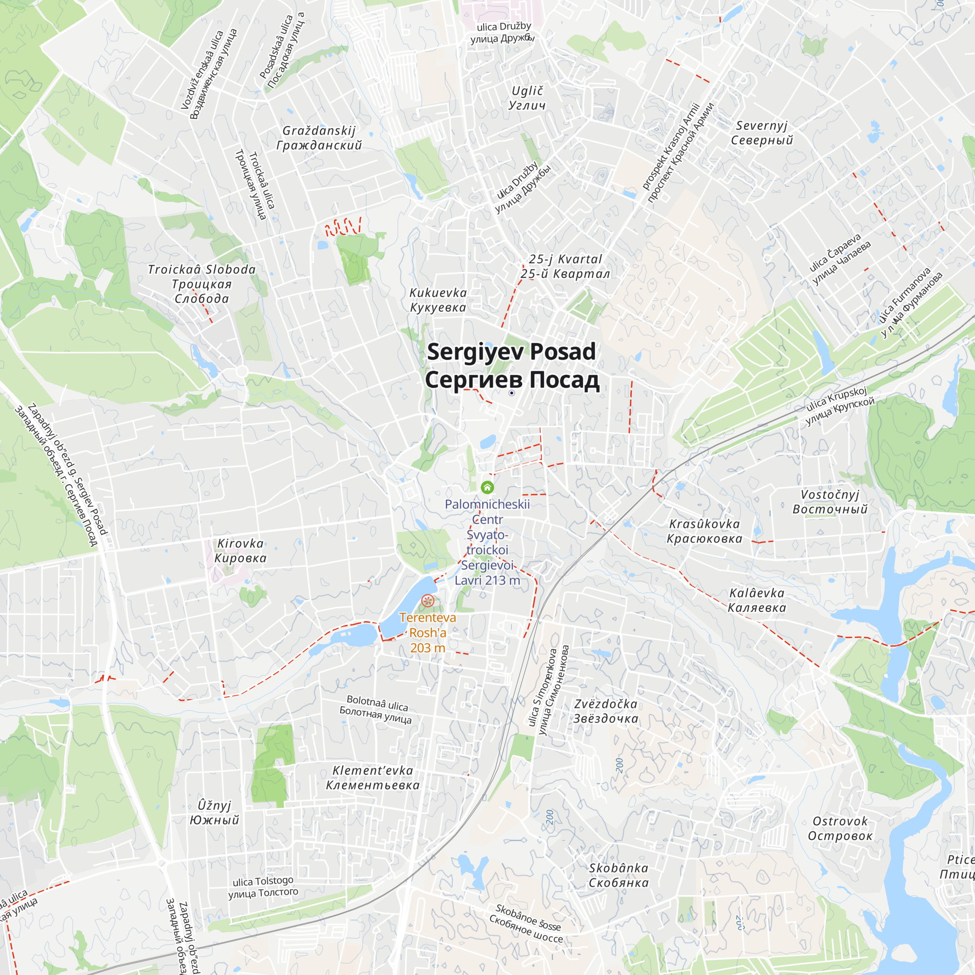 Palomnicheskii Centr Svyato-troickoi Sergievoi Lavri map